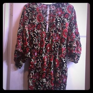 Floral Deep V Romper